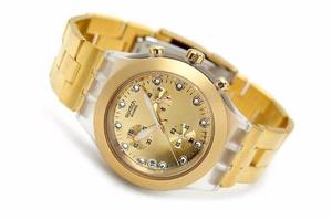 Reloj Swatch Dorado Y Caramelo Original Nuevo!!!
