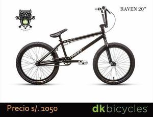 Vendo BMX dk bicycles raven 20
