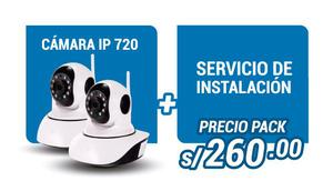Camara Ip 720 más Servicio De Instalacion