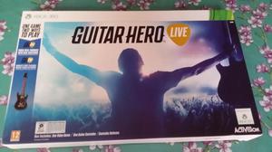 GUITAR HERO LIVE XBOX 360 JUEGO incluye guitarra