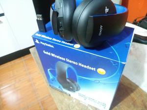 Gold Wireless Stereo Headset 7.1 Ps4sony
