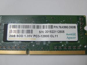 MEMORIA RAM DDR3 DE 2 GB