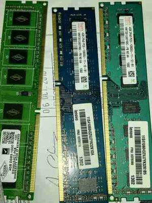 Memoria Ram 4g Pc Ddr3 Usada