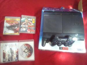 PS3 SUPER SLIM 500GB 9/10
