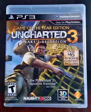 Uncharted 3 Game Of The Year Edition - Juegos Ps3