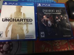 Uncharted Collection + Resident Evil