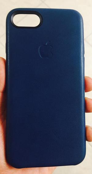 iPhone 7 Case Midnight Blue Pu Leather