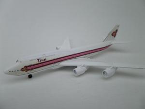Avión Comercial Boeing 747 Thai Airways Colección Schabak