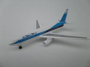 Avión Comercial Boeing 767 El Al Colección Schabak Escala