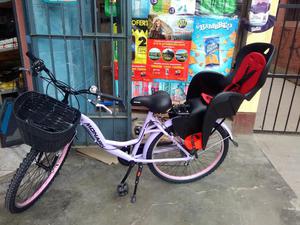 Bicicleta Monark con Asiento de Bebe