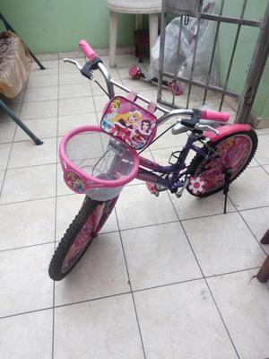 Bicicleta de Niña princesas
