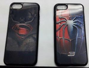 Case Protector En 3d Superman Y Spiderman Iphone 7