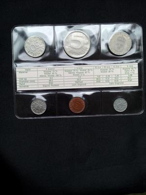 Coleccion de 6 monedas Suecas de  Nuevas
