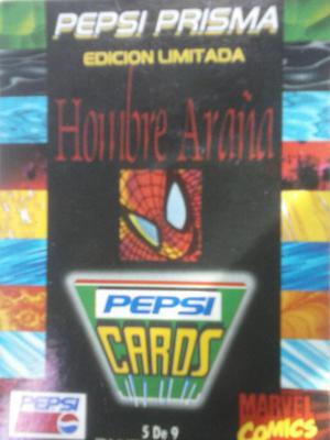 Pepsi Card Marvel Prisma El Hombre Araña