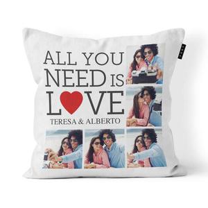 Almohada Personalizada All You Need Is Love