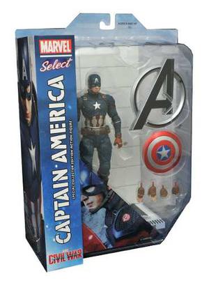 Capitan America Civil War Marvel Select Nuevo Sellado