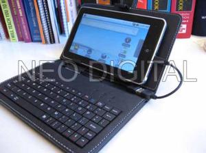 Funda Teclado Para Tablet Pc Notebook Android 7