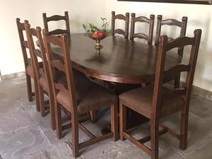 Comedor de Cedro, mesa y 8 sillas