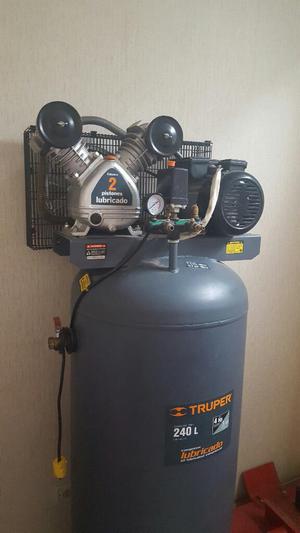 Compresor de Aire de 240l 4hp Truper