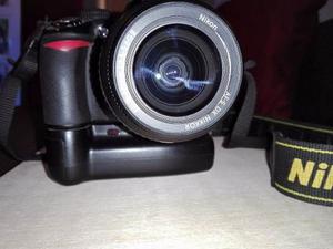Nikon D Mp, Con Lente  Battery Grip, 2 Bateria