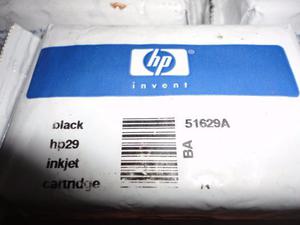 Tinta Hp  Black Nº29 Nueva 100%original