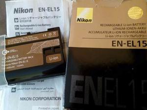 Batería Nikon En-el 15 Nueva Para D D D800 D600