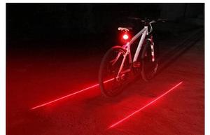 Luz Trasera Para Bicleta, Luz Laser, Luz De Color Rojo