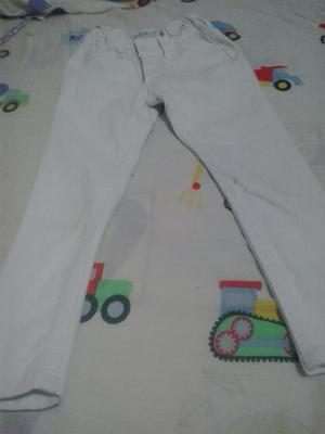 Pantalon Pitillo Blanco P/niña