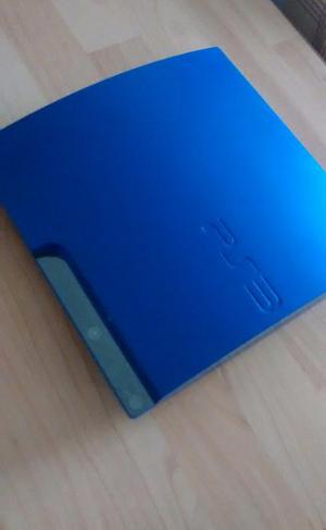 Ps3 Azul Flasheado Slim 120 Gb Juegos Cod Hdmi