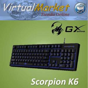 Teclado Gamer Genius Gx Scorpion K6 Tipo Mecánico