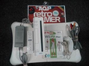 Consola Wii Con Tabla Wii Fit Para Ejercicios