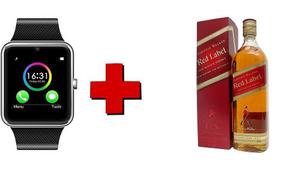 Pack Smartwatch Gt08 + Whisky Johnnie Walker Red Label
