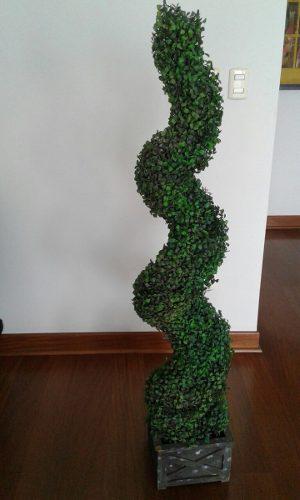 Arbusto Artificial En Forma Espiral
