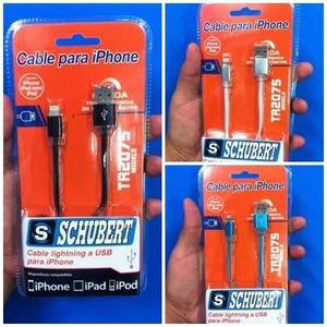 Cable De Datos Schubert Iphone + Colores +2 Tiendas +empresa