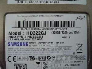 Disco Duro Samsung Sata 320gb Para Pc