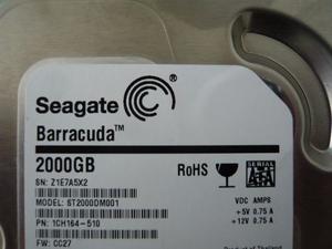 Disco Duro Seagate Barracuda Sata 2tb Para Pc