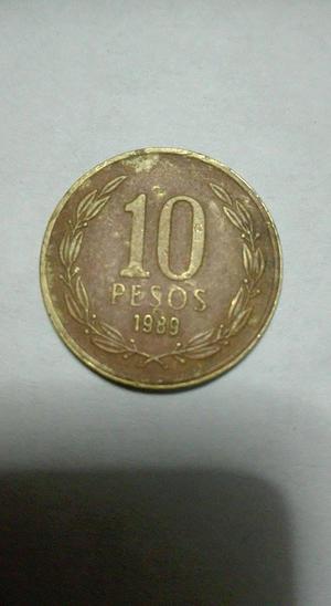 Moneda de 10 Pesos Chilenos, 