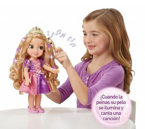 Muñeca Rapunzel Disney Princesas Musical con Luces Nuevas