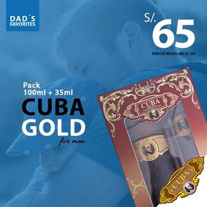 Pack Cuba Gold 35ml mas 100ml
