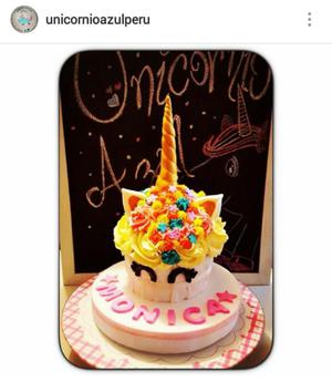 Torta Unicornio Cupcake Gigante