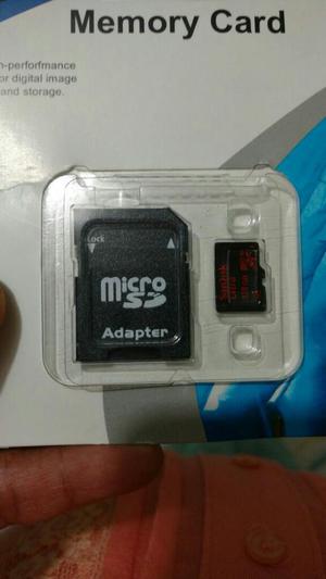 128 Gb Micro Sd Clase 10 Nuevo + Adaptad