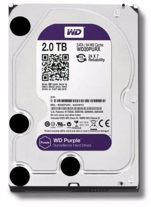 Disco Duro Videovigilancia Purpura Wd20purx 2tb Wd