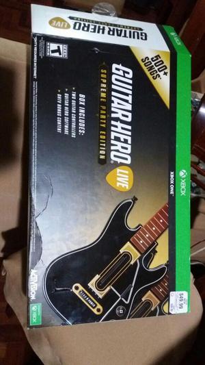 Guitarra para Xbox one mas Guitar Hero