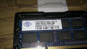 MEMORIAS SODIM 2GB DDRMHz.