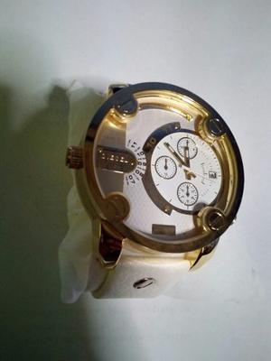 Reloj Diessel A1 Acero Inoxidable Correa Textura Cuero/fecha