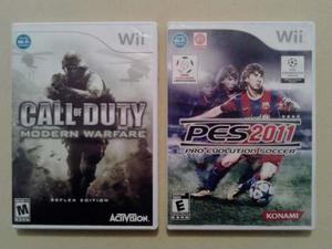 Remate Call Of Duty Pes  Nintendo Wii