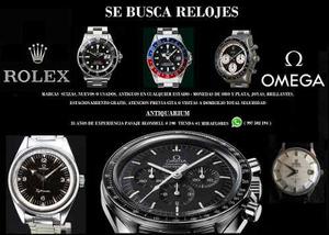 Rolex, Omega, Otras Marcas Suizas En Cualquier Estado
