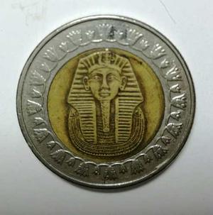 Moneda Extranjera/ Moneda De Egipto Rey Tutankamon