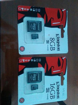 Memorias Kingston 8 Y 16 Gb