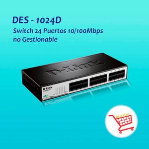 Switch D-link 24 Puertos Des-d mbps